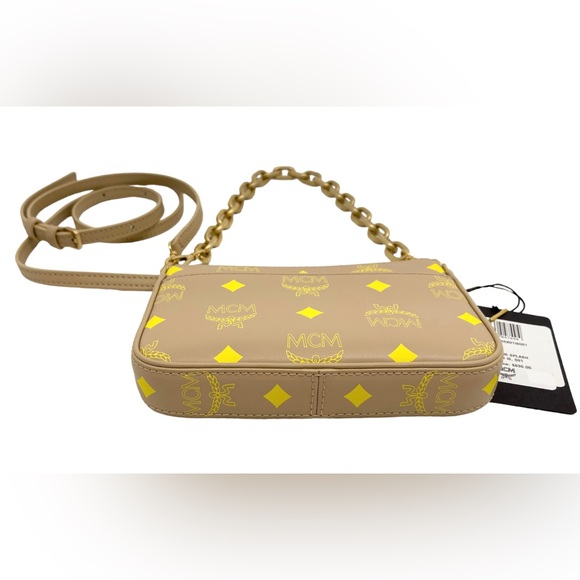 MCM New Logo Chain Mini 2 Straps Crossbody Pouch - Picture 8 of 15